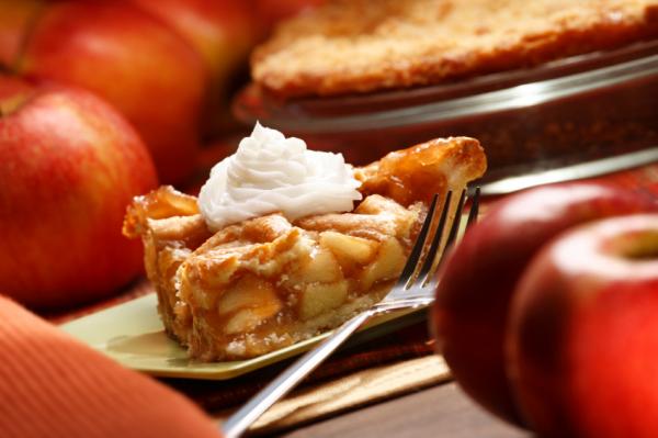Fresh apple pie from Hood River apples
