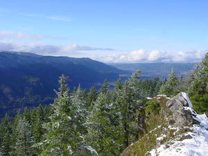 Welches Valley view from Hunchback Mountain